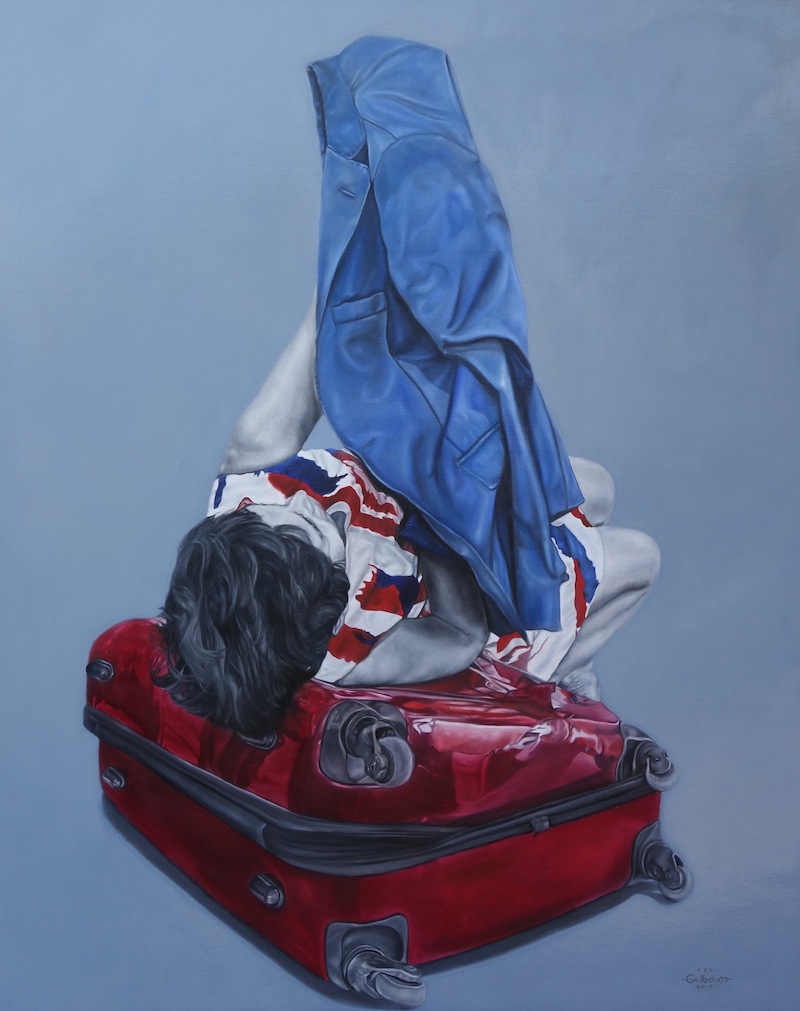 Suit 48x60 in Oil on canvas